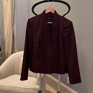 Lafayette 148 deep plumb jacket